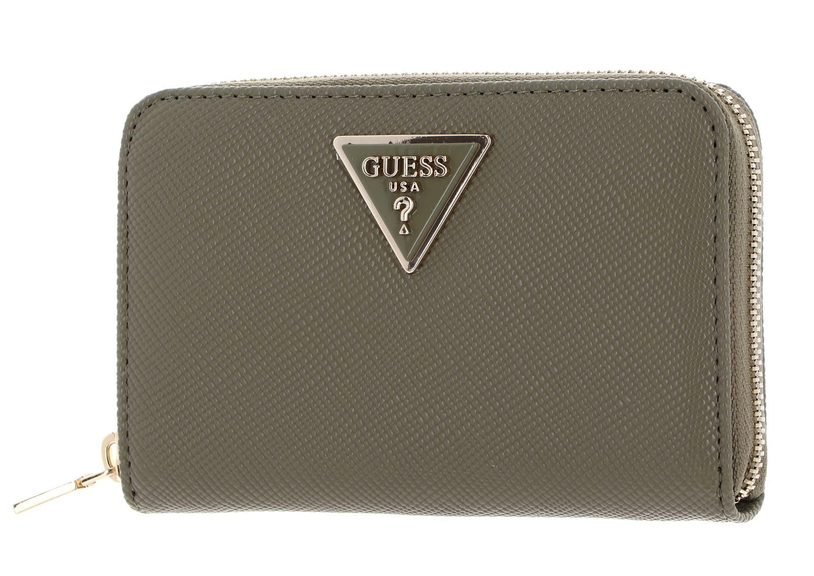 Гаманець GUESS Laurel SLG Medium Zip Around Sage, Sage, фото №1