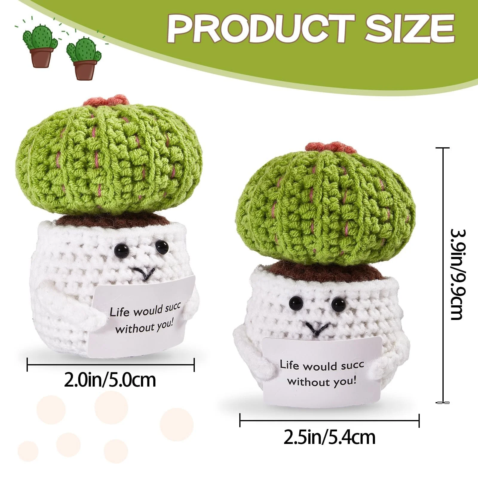 Bambebe Positive Cactus, Мини Плюшевые Фигурки, фото №3 Bambebe Positive Cactus, Мини Плюшевые Фигурки, фото №3