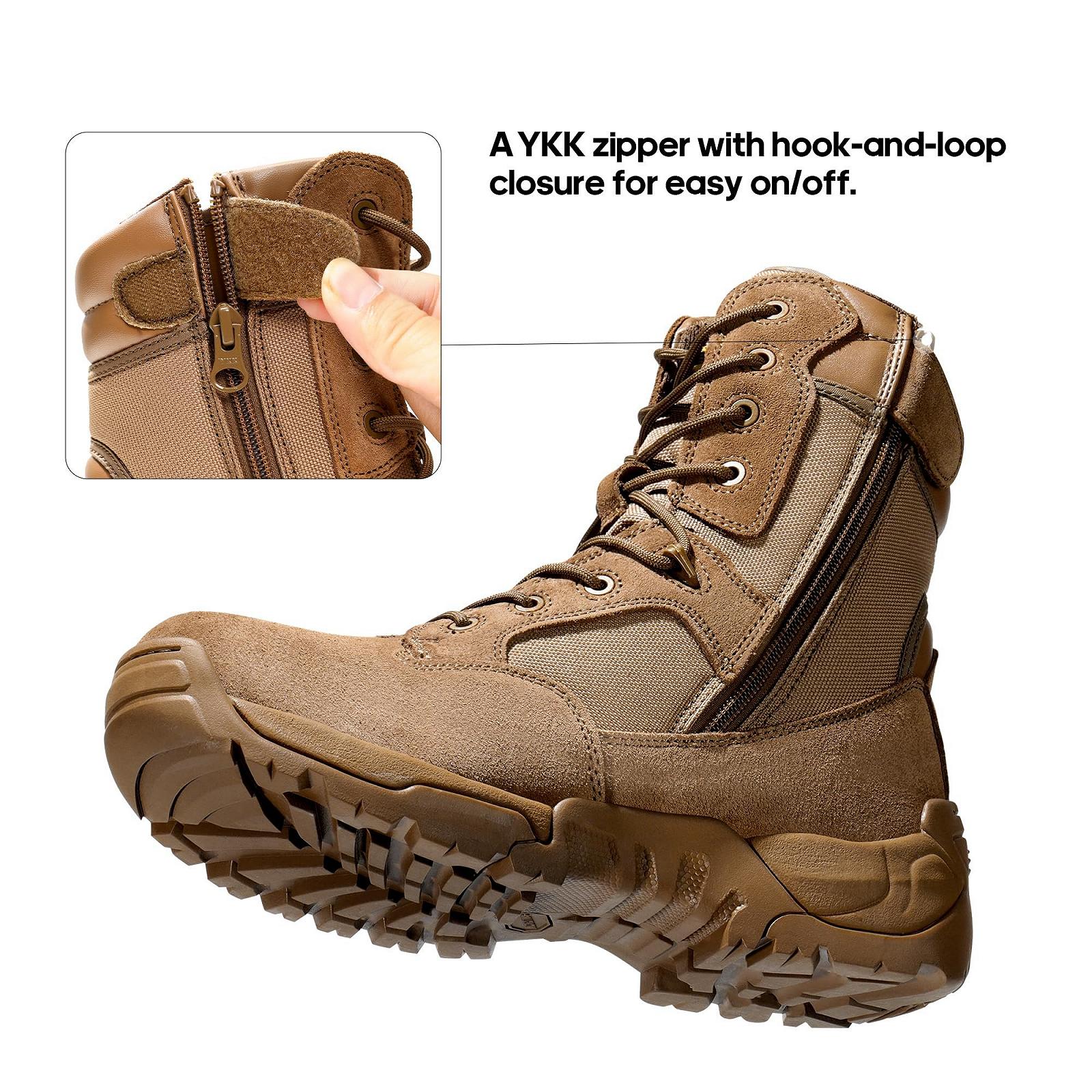 Мужские ботинки NORTIV 8 Military Tactical Security Combat Army Outdoor Trekking, фото №2