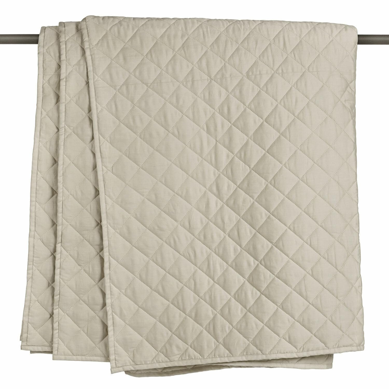 Покрывало Loberon Jolique Мягкое стеганое, спокойная расцветка, вневременной дизайн, постельное белье, хлопок, бежевый, фото №2 Покрывало Loberon Jolique Мягкое стеганое, спокойная расцветка, вневременной дизайн, постельное белье, хлопок, бежевый, фото №2