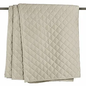 Покрывало Loberon Jolique Мягкое стеганое, спокойная расцветка, вневременной дизайн, постельное белье, хлопок, бежевый synthetic.ua - Фото 1