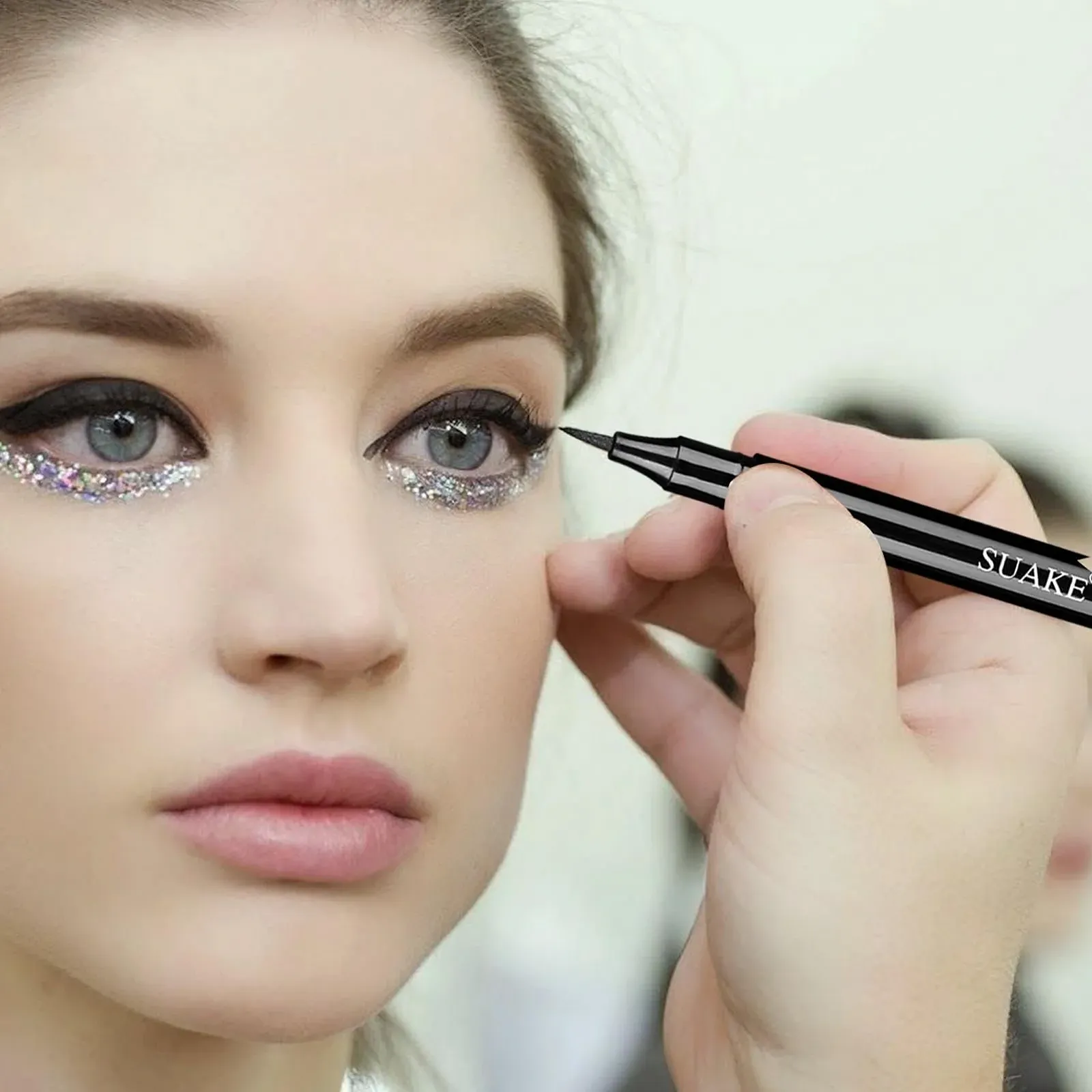 Рідка Підводка для Очей Fowybe Водостійка, Чорна, фото №3