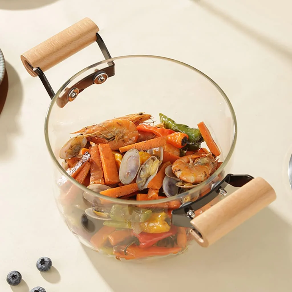 Стеклянная кастрюля, 3,5 л., фото №3 Стеклянная кастрюля, 3,5 л., фото №3