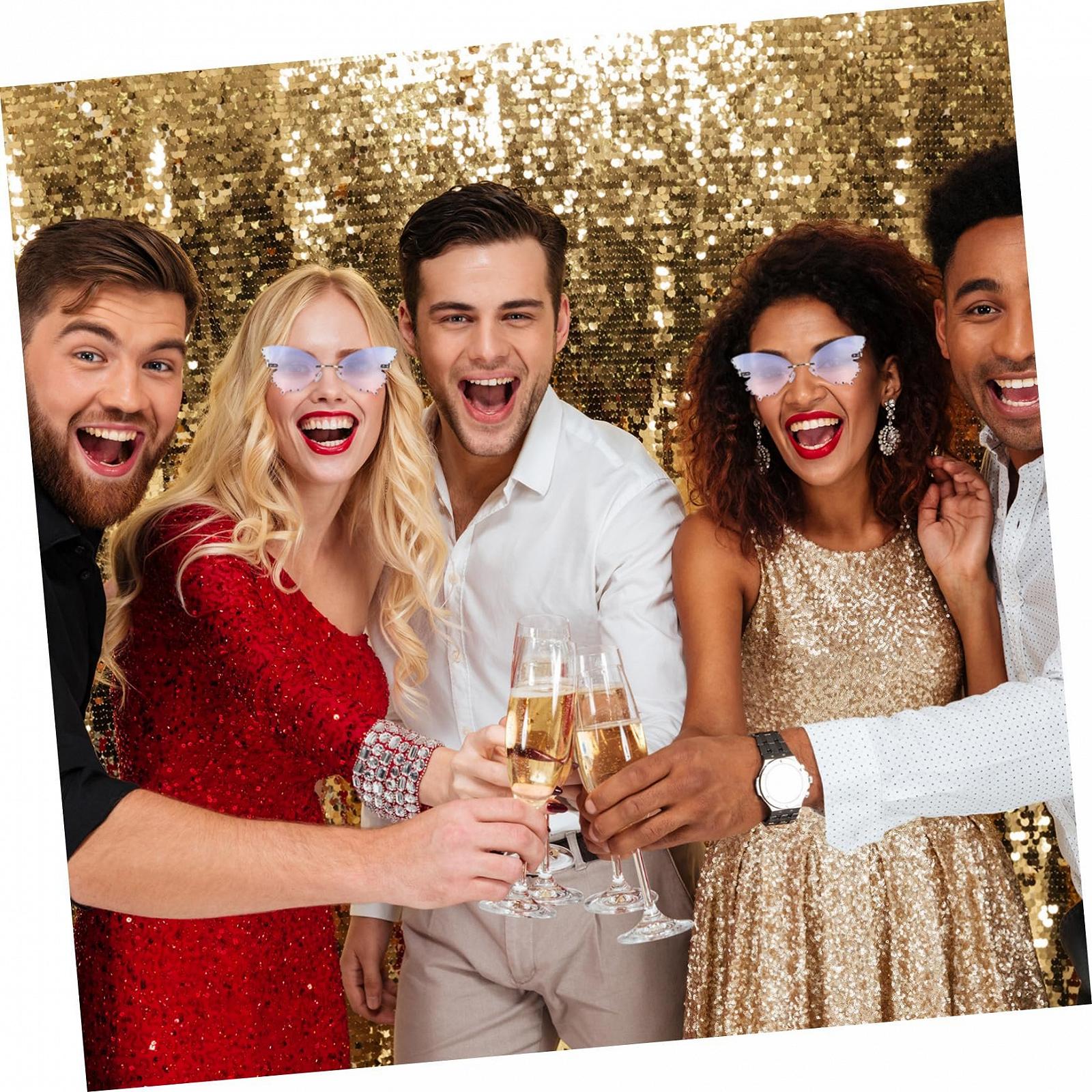 Солнцезащитные очки PACKOVE Без оправы Зеркальные летние, фото №3