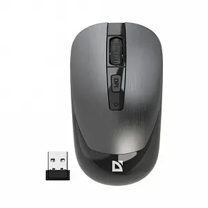 Мышка Defender Wave MM-995 Silent Wireless Grey (52993) - Фото 1