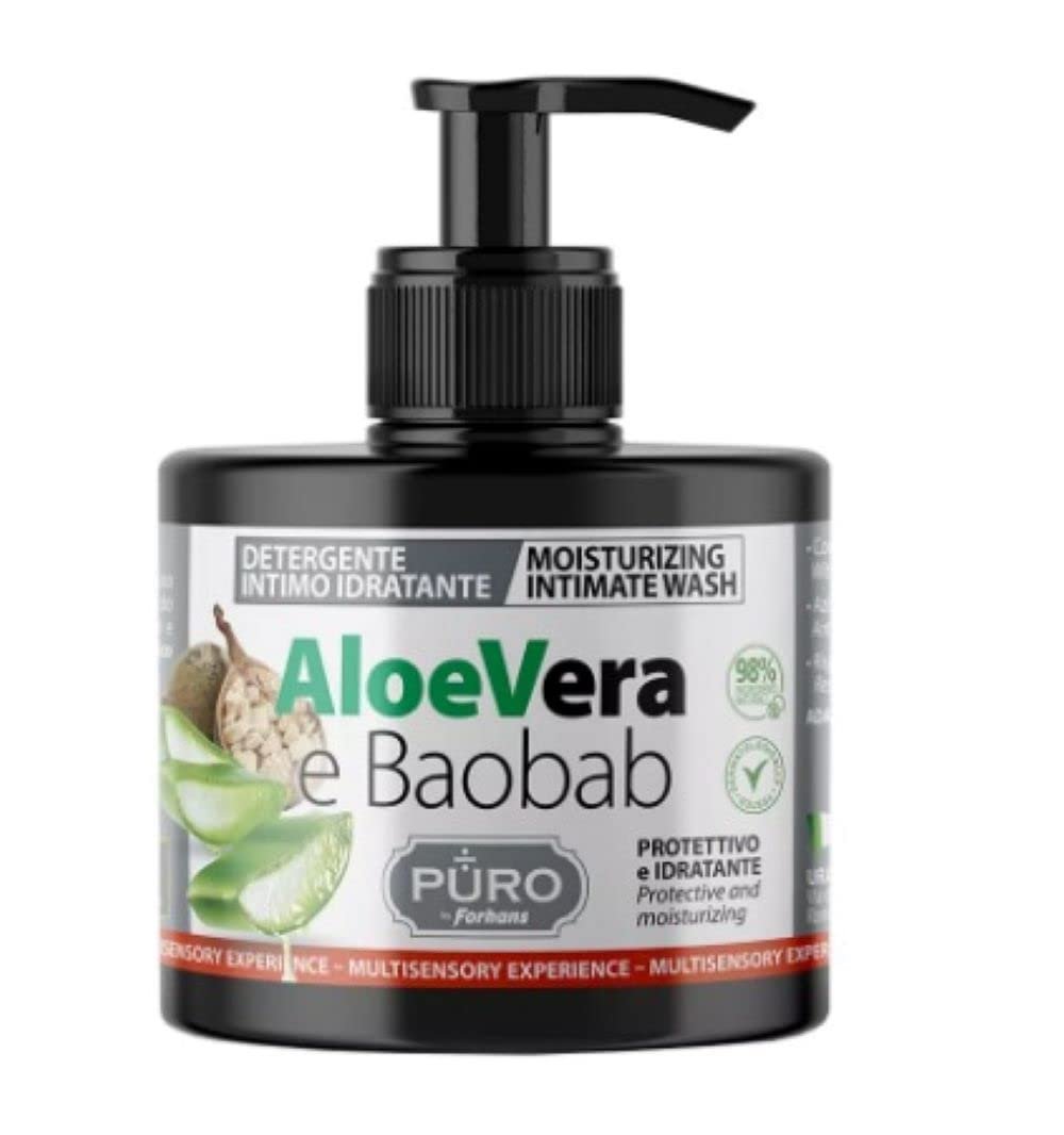 Зволожувальний засіб для інтимної гігієни Forhans AloeVera E Baobab 250 мл, фото №1