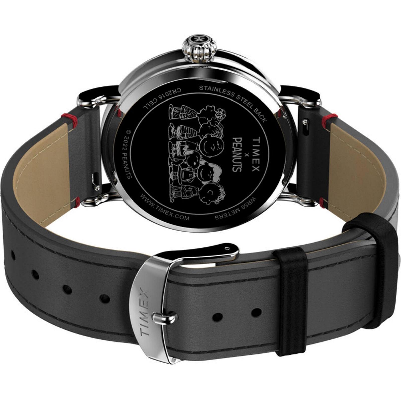 Часы Timex X Peanuts TW2V61100 40 мм Rosso с ремешком, фото №2
