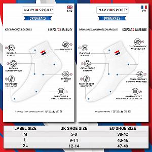 Шкарпетки спортивні NAVYSPORT, 6 пар synthetic.ua - Фото 1