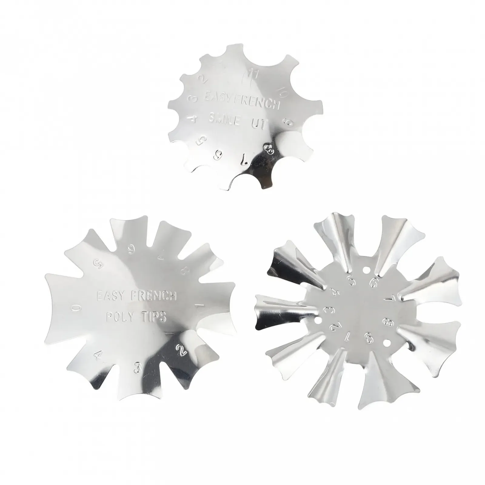 Набор трафаретов для маникюра PACKOVE 3 шт., фото №1