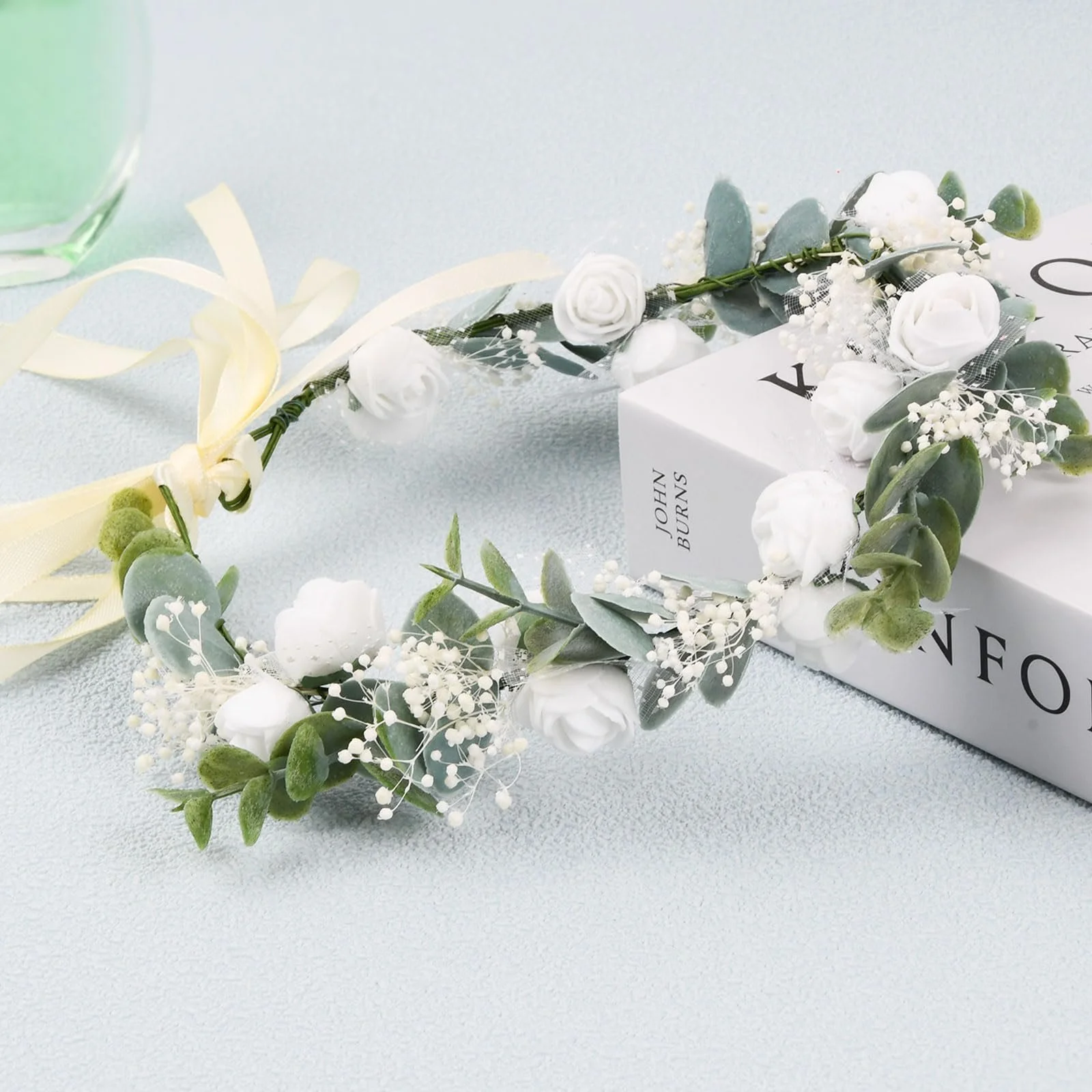 Вінок Квітковий Регульований Аксесуар для волосся з квітковим вінком, фото №3