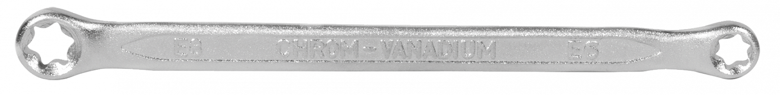 Двойной накидной ключ SW-STAHL 01551L E-профиль E6 x E8, фото №1