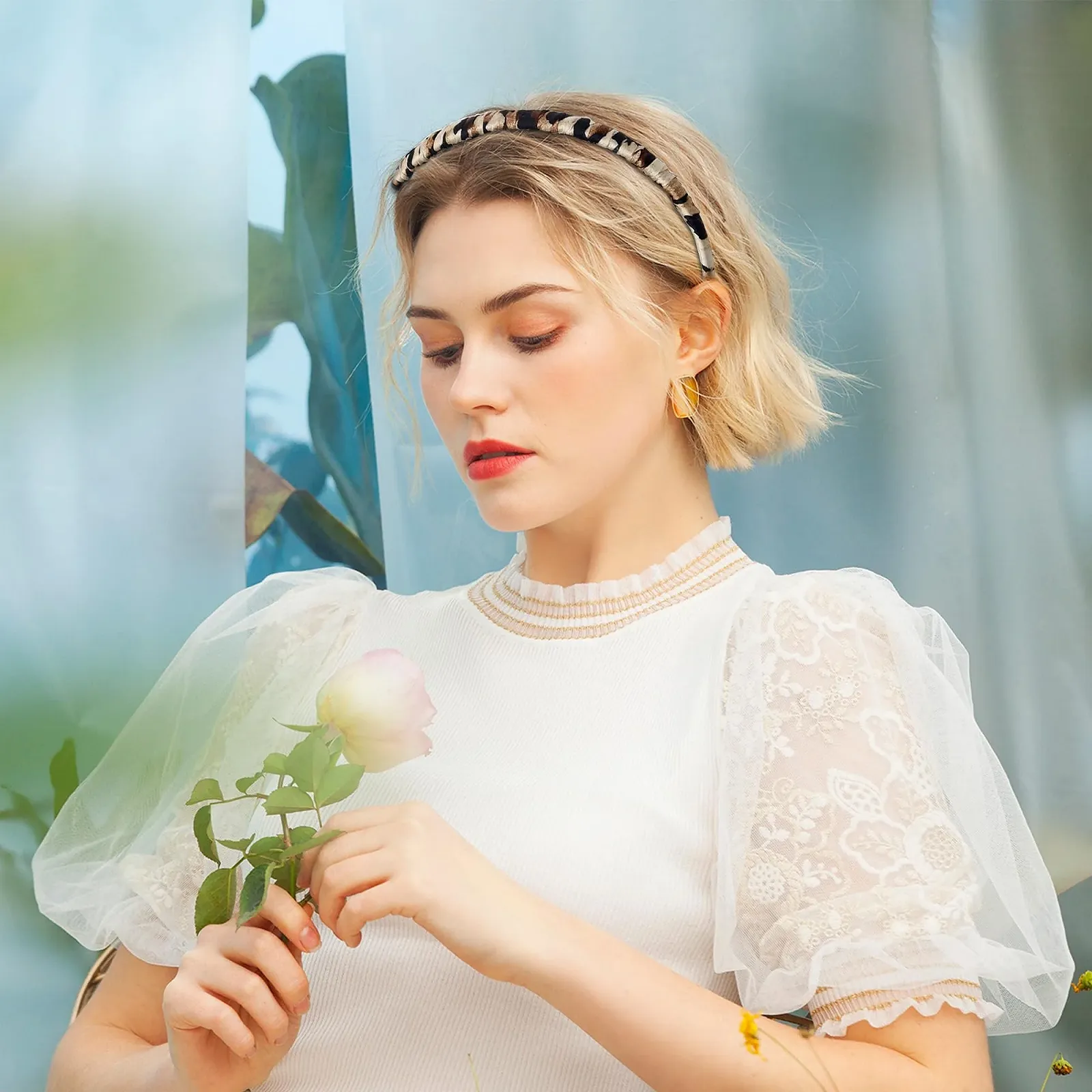 Набір з 5 обручів для волосся для дівчат та жінок, фото №6