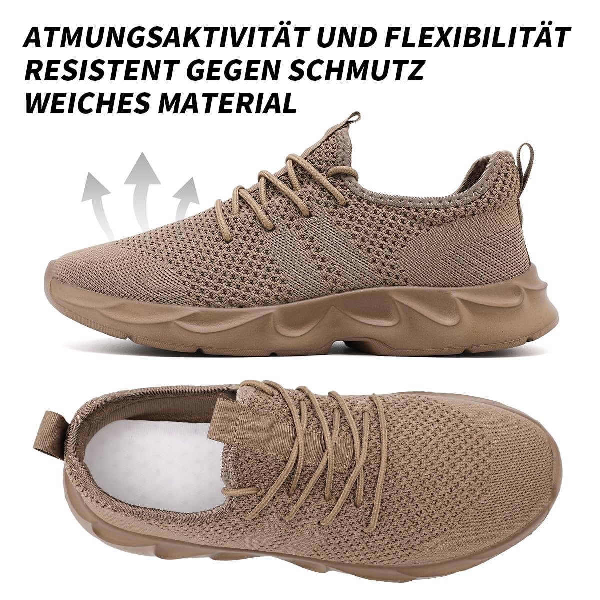 Кросівки UROMGV Спортивні для ходьби чоловічі, дихаючі, легкі, без шнурків, фото №4 Кросівки UROMGV Спортивні для ходьби чоловічі, дихаючі, легкі, без шнурків, фото №4