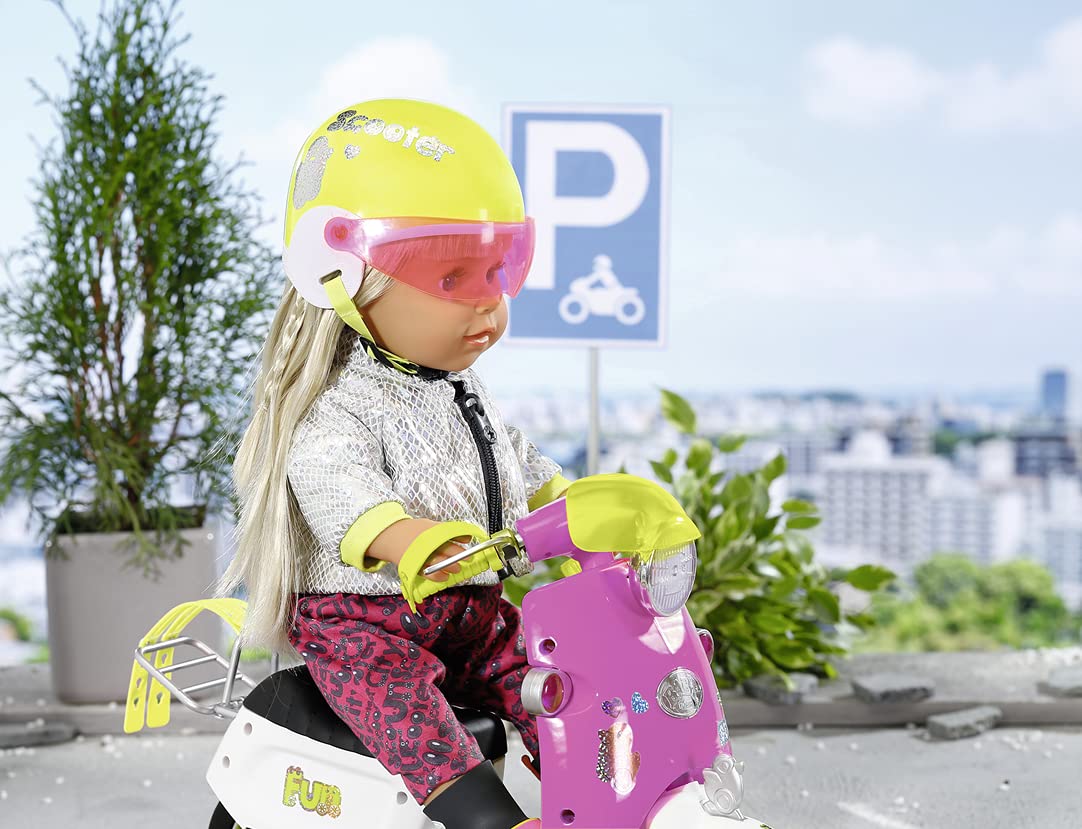 Шлем Zapf Creation BABY born City Scooter с регулируемым визором для кукол 43 см, фото №4