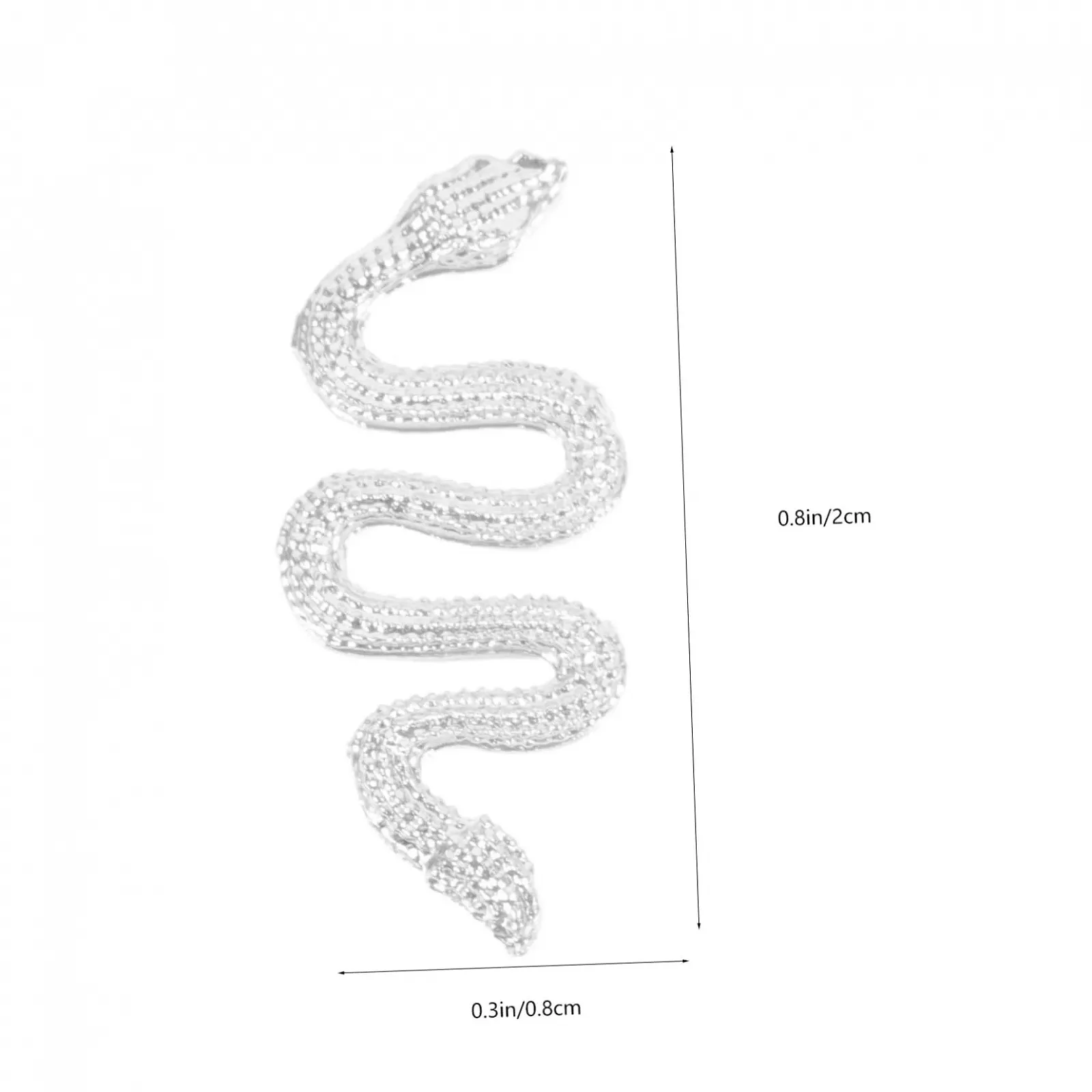 FRCOLOR Набор украшений для ногтей 120 шт. Помпон Магнитные украшения для детей Змеиный дизайн ногтей Змеиные украшения для ногтей Стразы для мобильного телефона 3D, фото №6