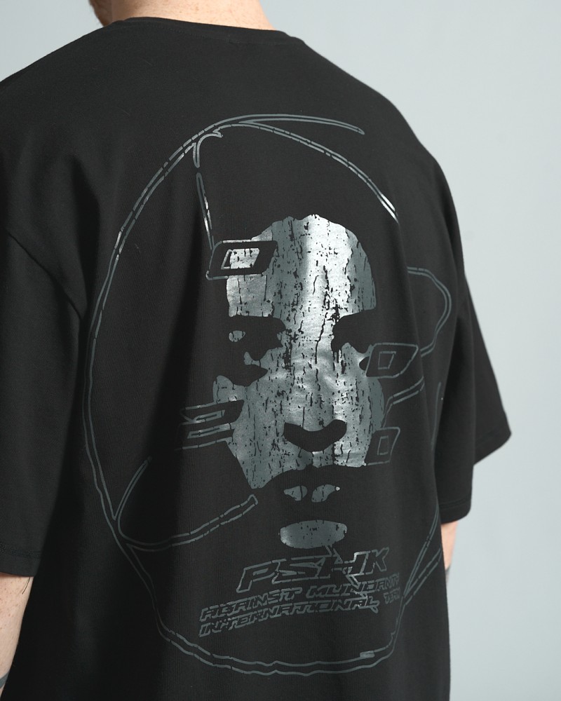 Футболка оверсайз Ogonpushka 2000 чорна, фото №2