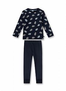 Піжама Sanetta Довга Синя для хлопчиків - Фото 1