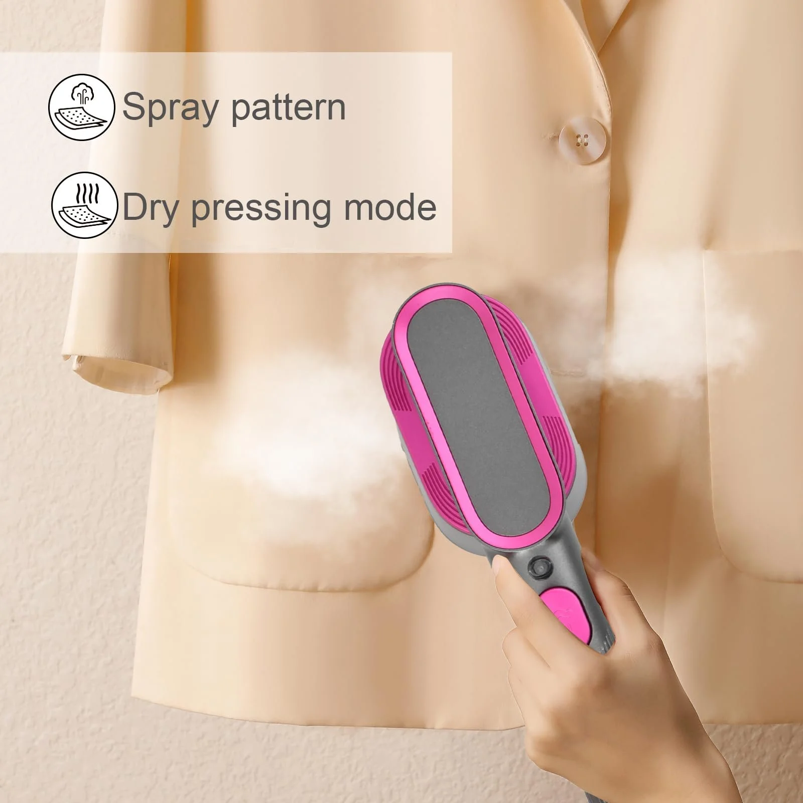 Вертикальний відпарювач Litinliv Travel Steamer 1000W 60ml Компактний, фото №4