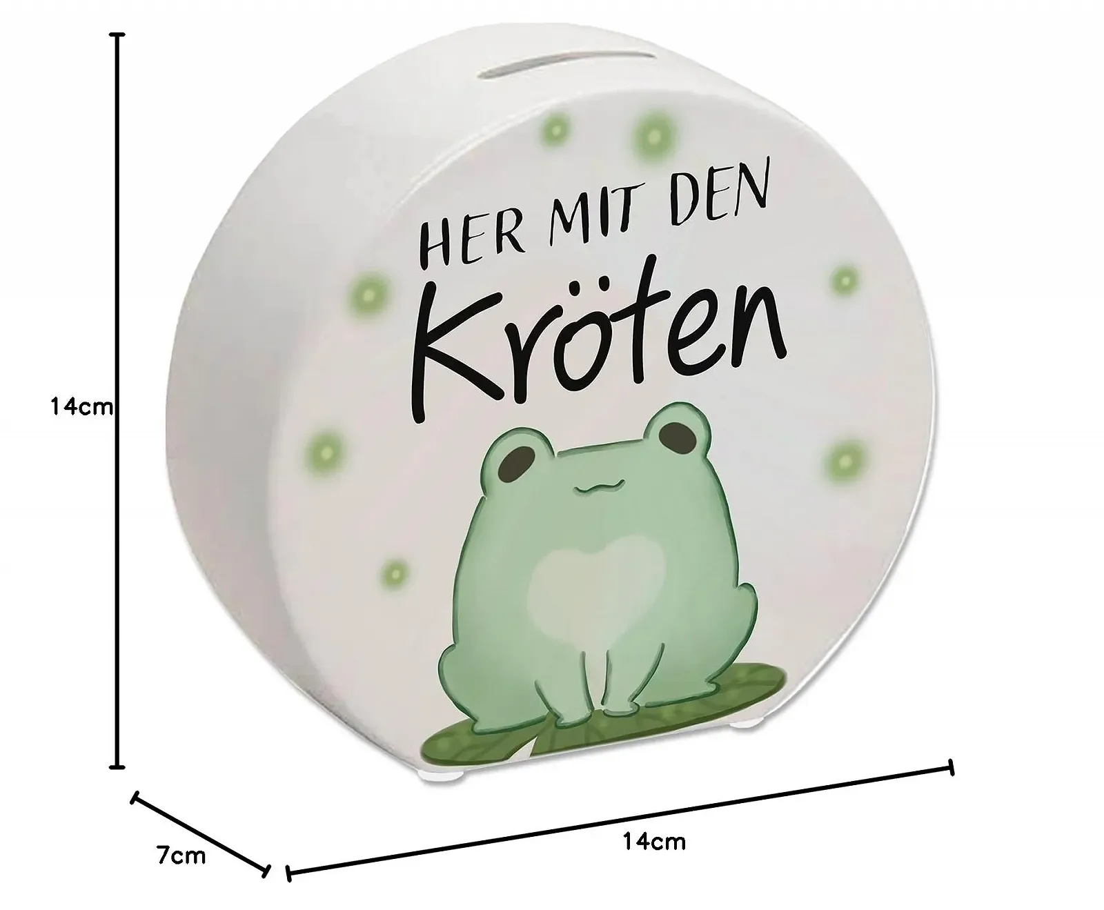 Скарбничка керамічна Жаба "Her with the Toads" Каваї Комікс, фото №9