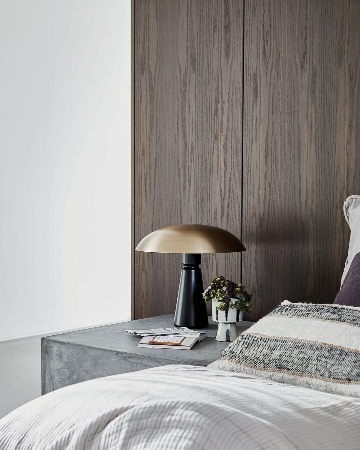 Настільна лампа Thane 209420212 43 см Діаметр 40 см E27 Чорна Латунь, фото №6