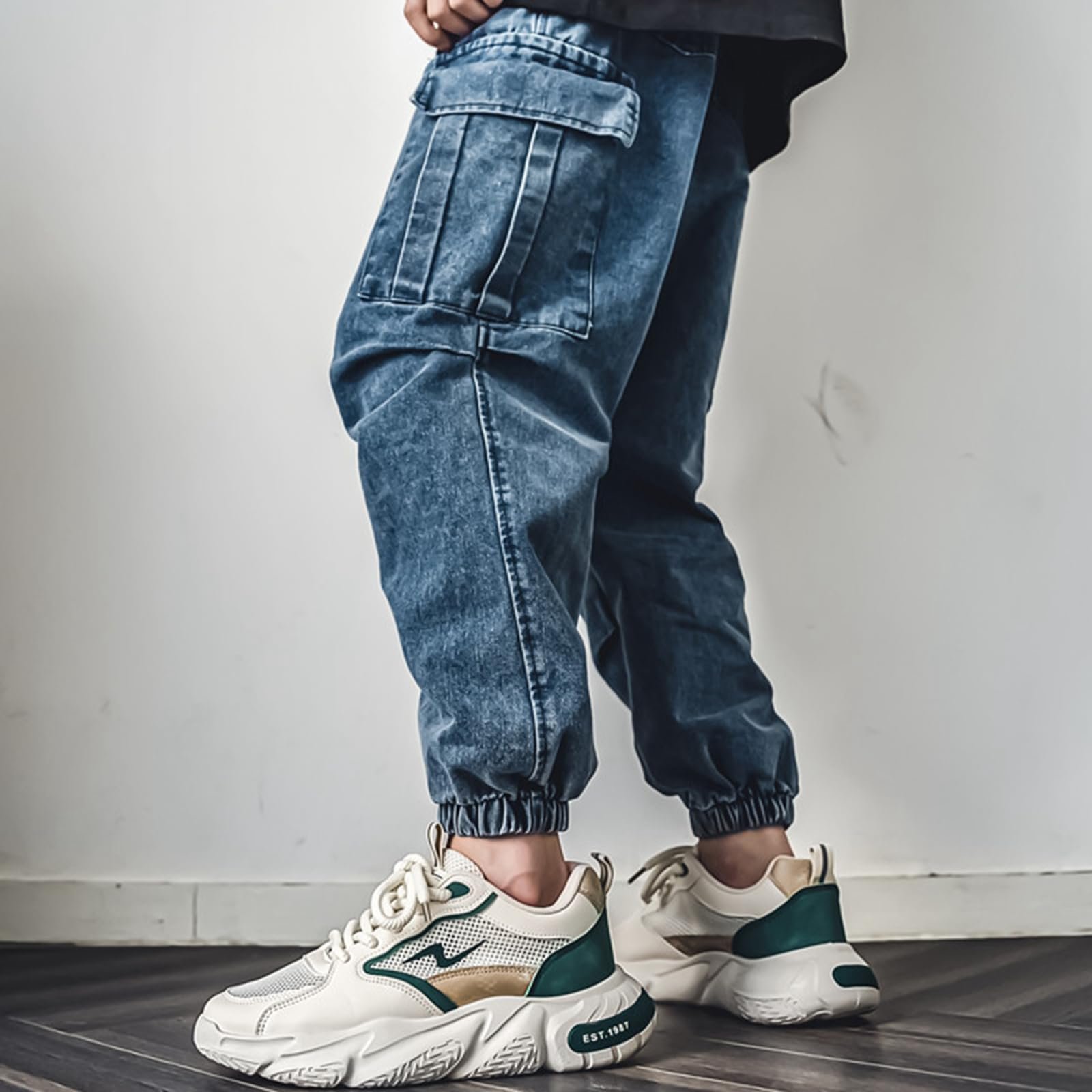 Чоловічі дихаючі спортивні кросівки CHICMARK на шнурівці для бігу та походів, фото №6