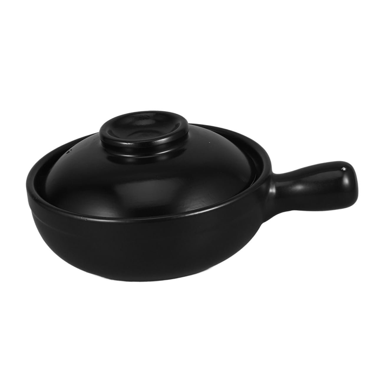 Глиняний горщик для тушкування Традиційний китайський для рівномірного нагрівання термостійкий портативний, фото №1