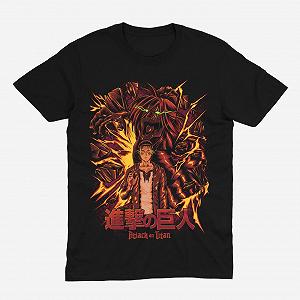 Футболка Аниме Атака титанов Attack on Titan TH225 M - Фото 1