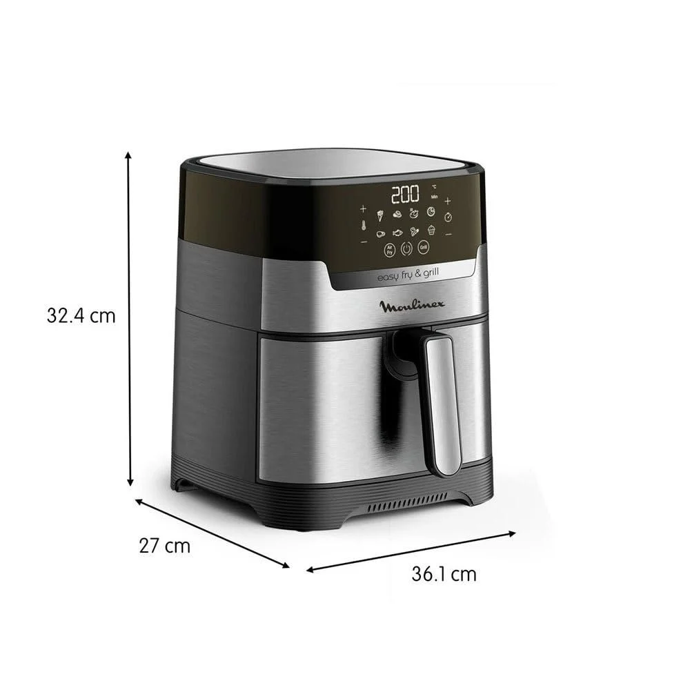 Мультипіч-гриль Moulinex Easy Fry & Grill EZ505D 2-in-1 Digital Steel 1400 Вт 8 програм, фото №3 Мультипіч-гриль Moulinex Easy Fry & Grill EZ505D 2-in-1 Digital Steel 1400 Вт 8 програм, фото №3