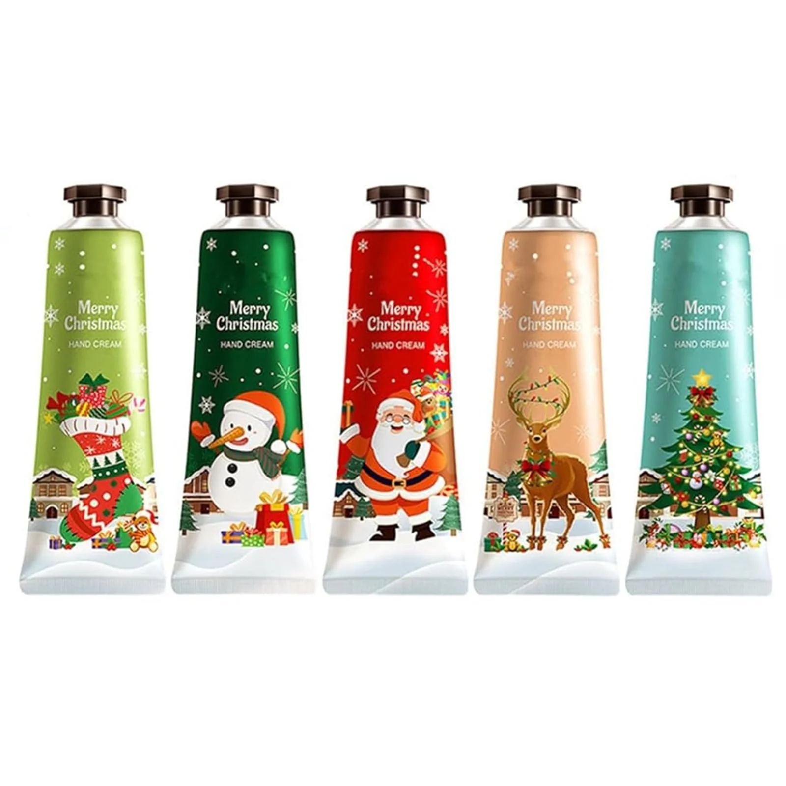 Набір Різдвяних Кремів для Рук, 5 шт, фото №8