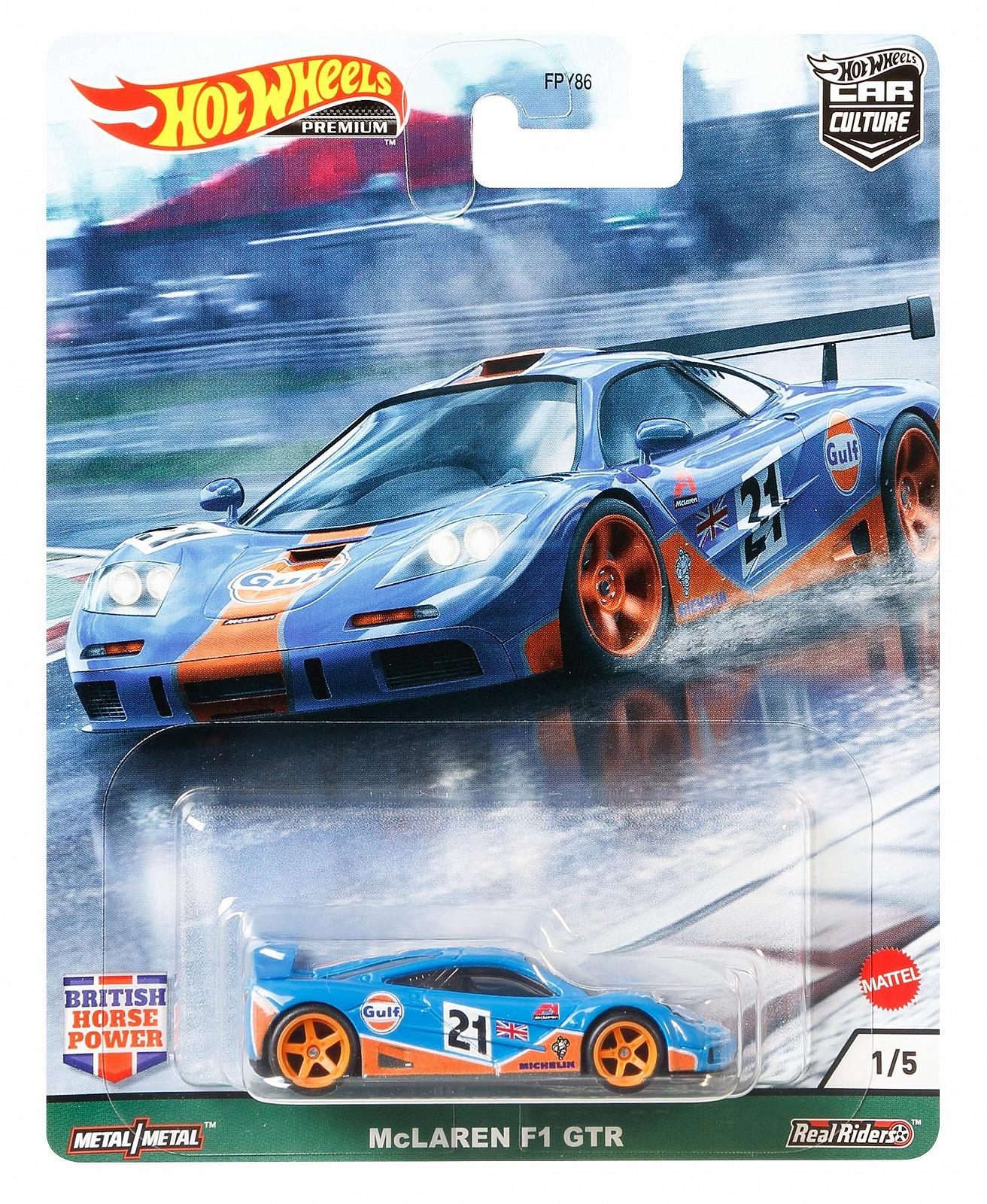 Модель Hot Wheels Mclaren F1 GTR Car Culture Circuit Legends 1:64, фото №4 Модель Hot Wheels Mclaren F1 GTR Car Culture Circuit Legends 1:64, фото №4