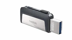 USB Drive SanDisk Ultra Dual 128 GB USB 3.1 Type-C synthetic.ua - Фото 1