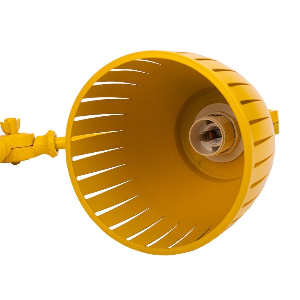 Настільна лампа Flexo Metal 25 x 13 x 43 см Жовта, фото №7