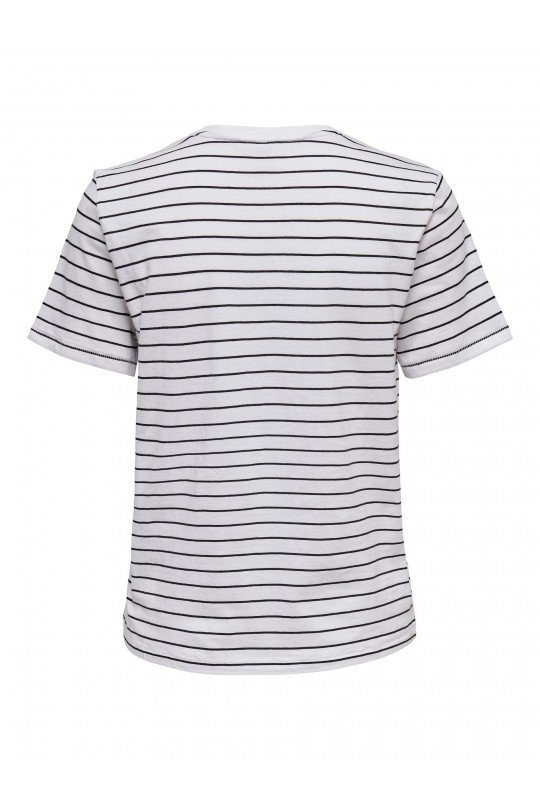 Футболка ONLKITA REG LEFLEUR TOP BOX JRS 15254498-Bright -Stripes: + PRINT FLOWER ONLY XS, фото №2