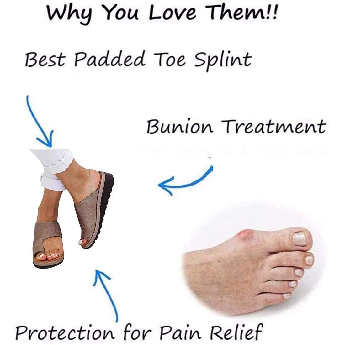 Ортопедические Шлепанцы Женские Открытый носок, фото №6