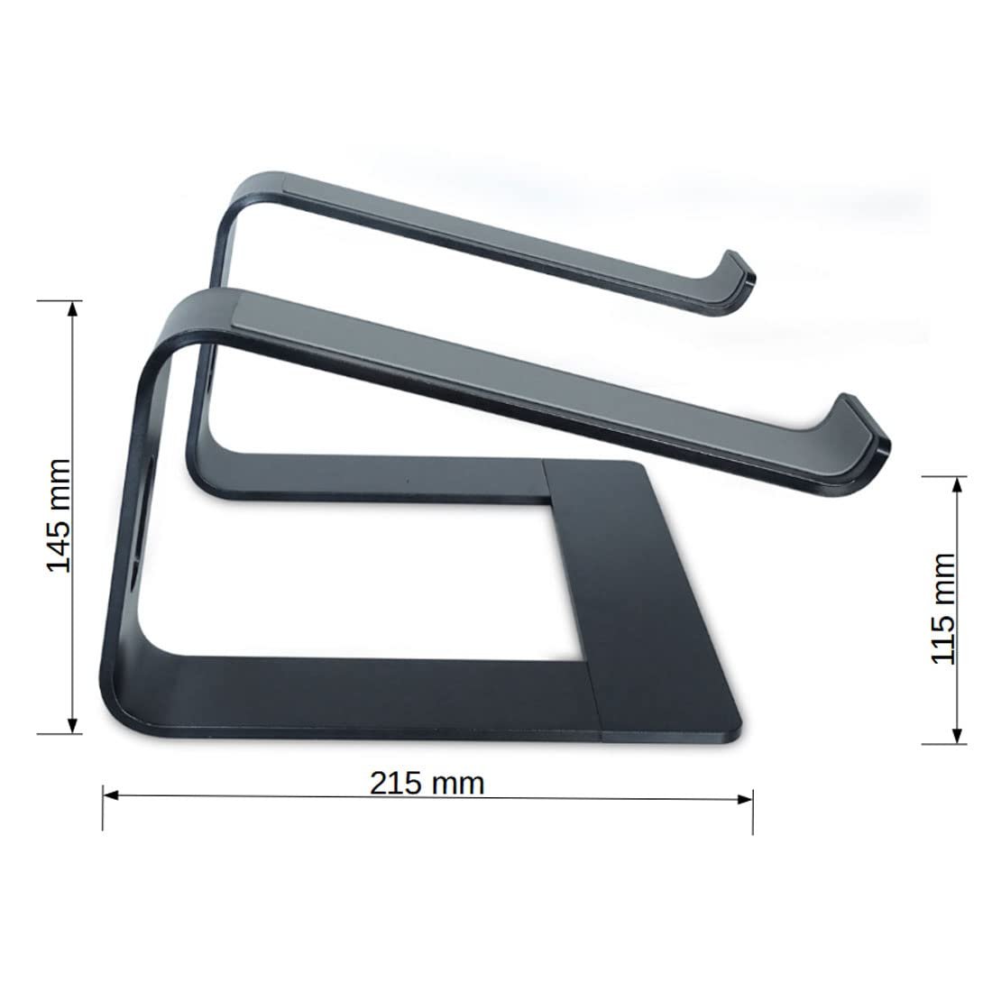 Подставка для ноутбука keepdrum RS102BK для ноутбуков 10-20 дюймов, Черный, фото №8