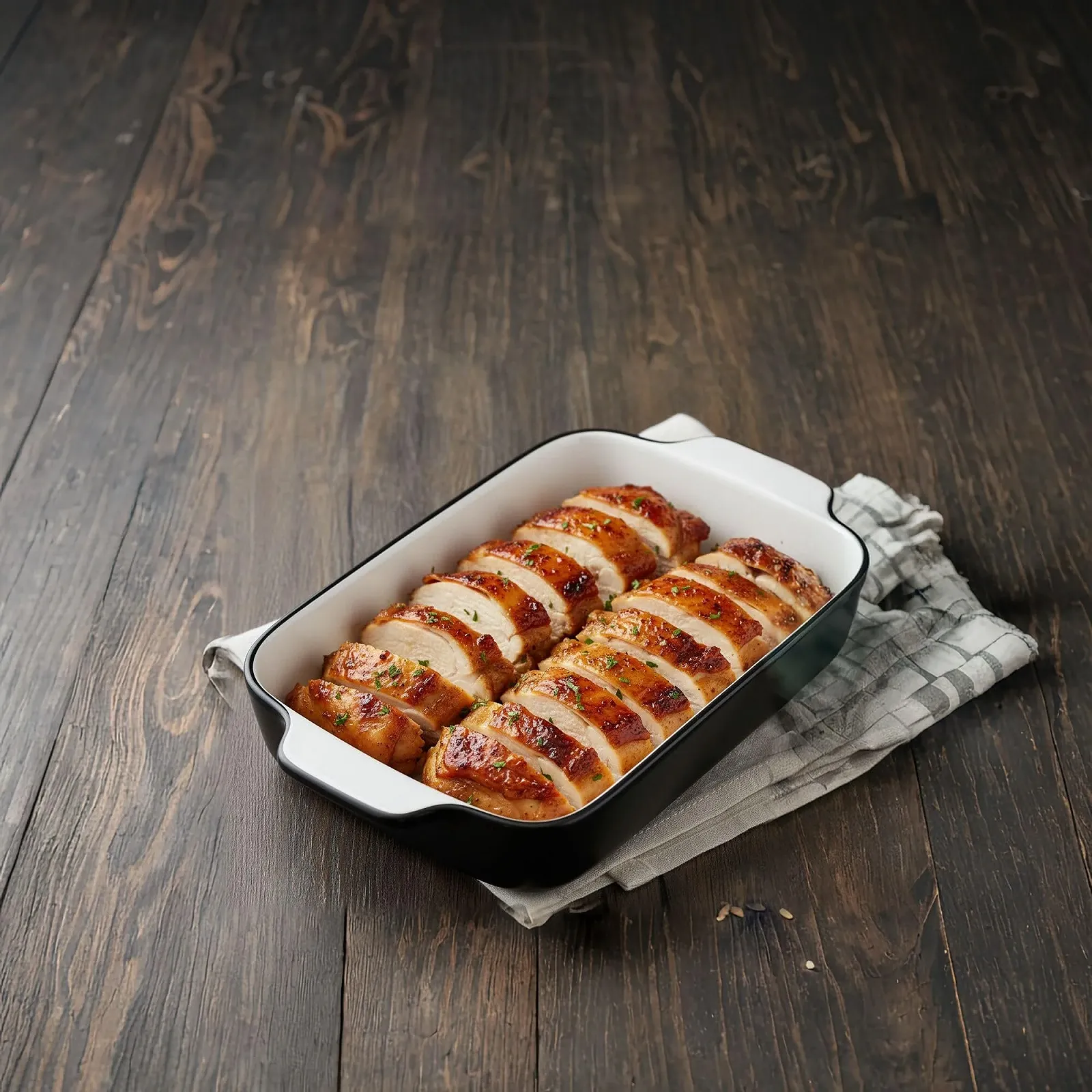 Формы для запекания керамические с дизайном Вишня 2 шт 23 x 12 x 5 см, фото №4