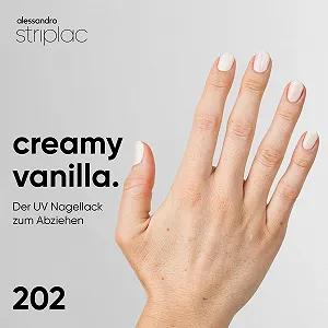 UV Гель-лак alessandro Striplac Creamy Vanilla Бежевый, 6.5 мл synthetic.ua - Фото 1