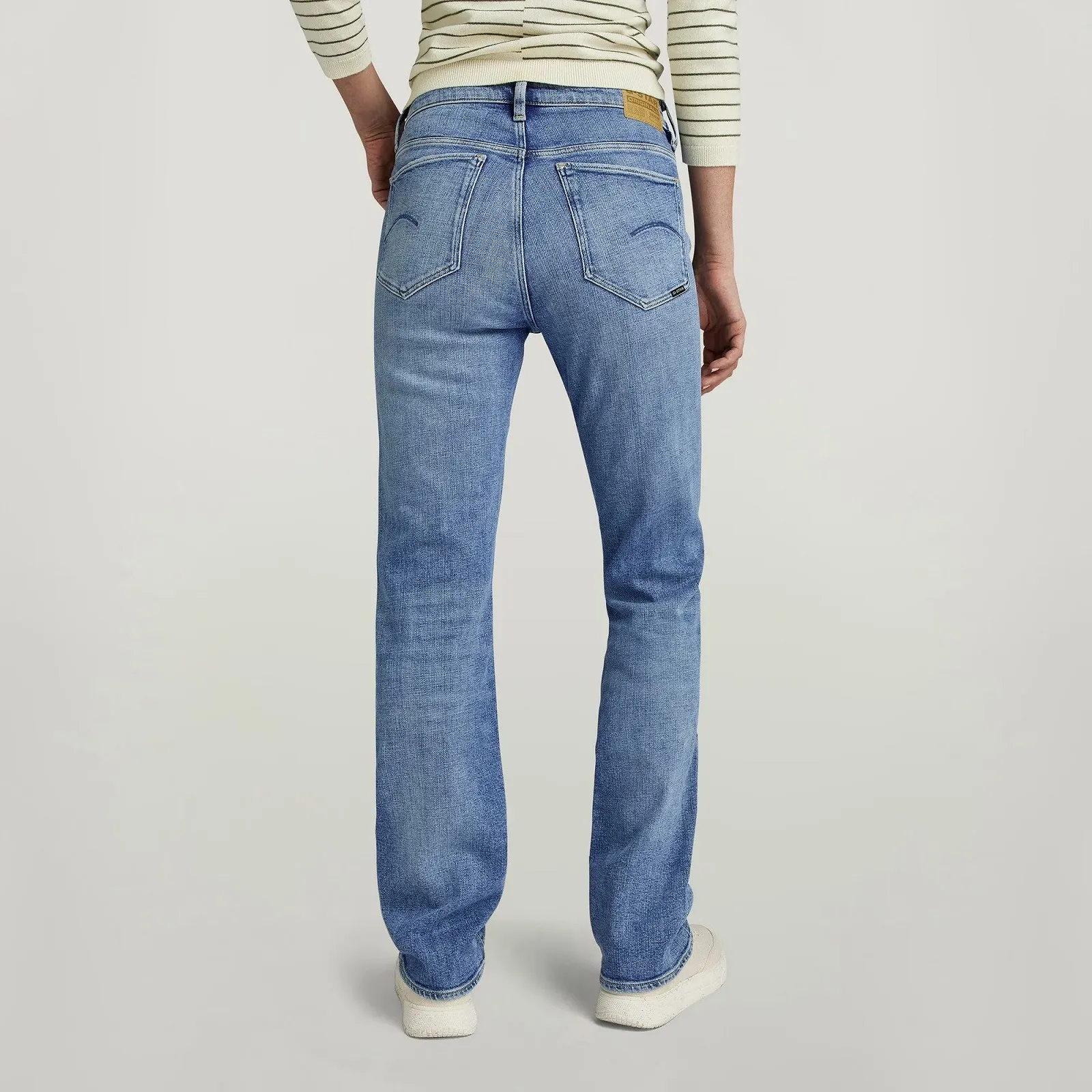 Женские джинсы G‑Star Strace Straight Jeans Sun Faded Blue Donau - 27, фото №2