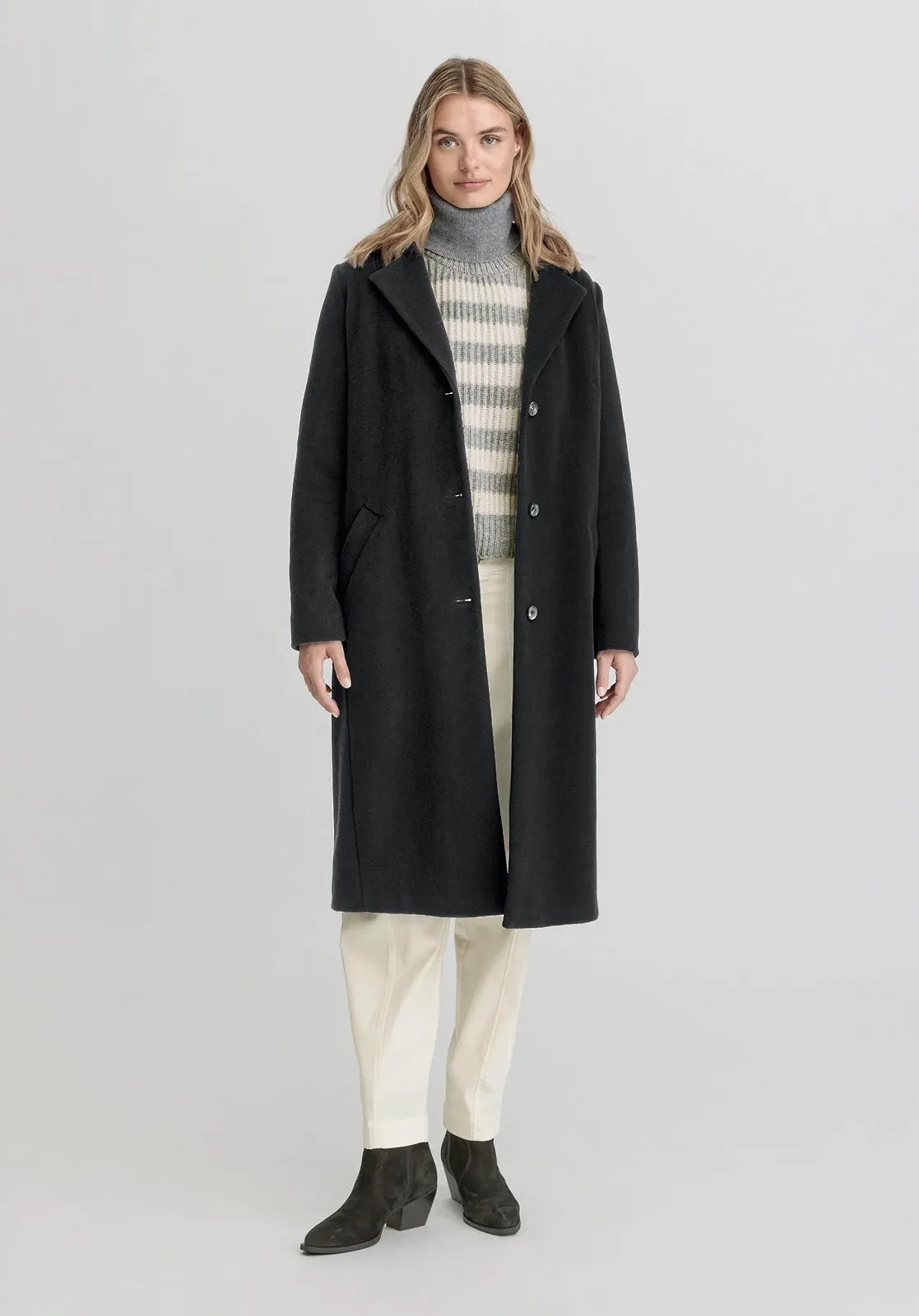 Пальто hessnatur з чистої органічної мериносової вовни, фото №7 Пальто hessnatur з чистої органічної мериносової вовни, фото №7