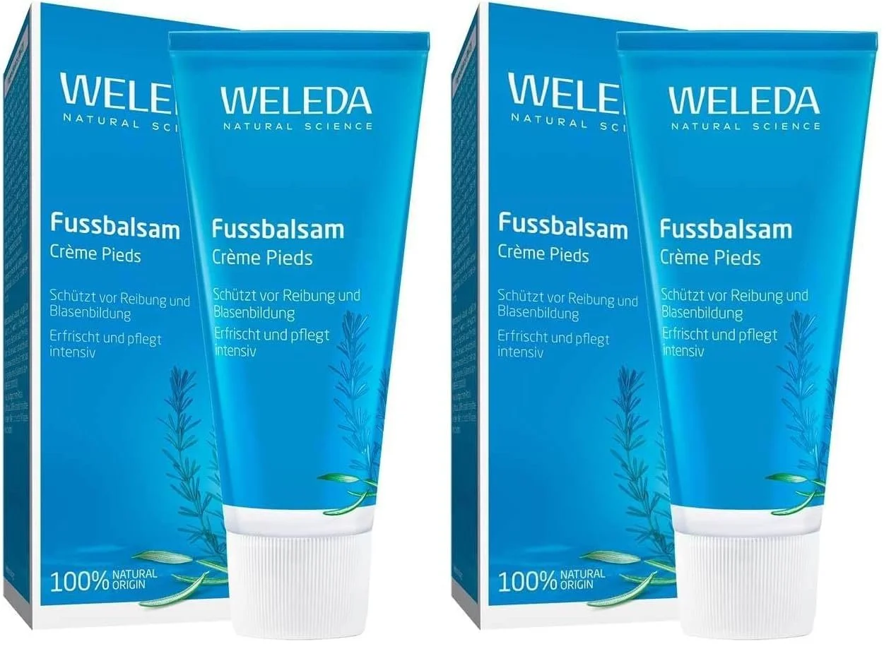 Органический бальзам для ног WELEDA Натуральная косметика 2 x 75 мл, фото №1