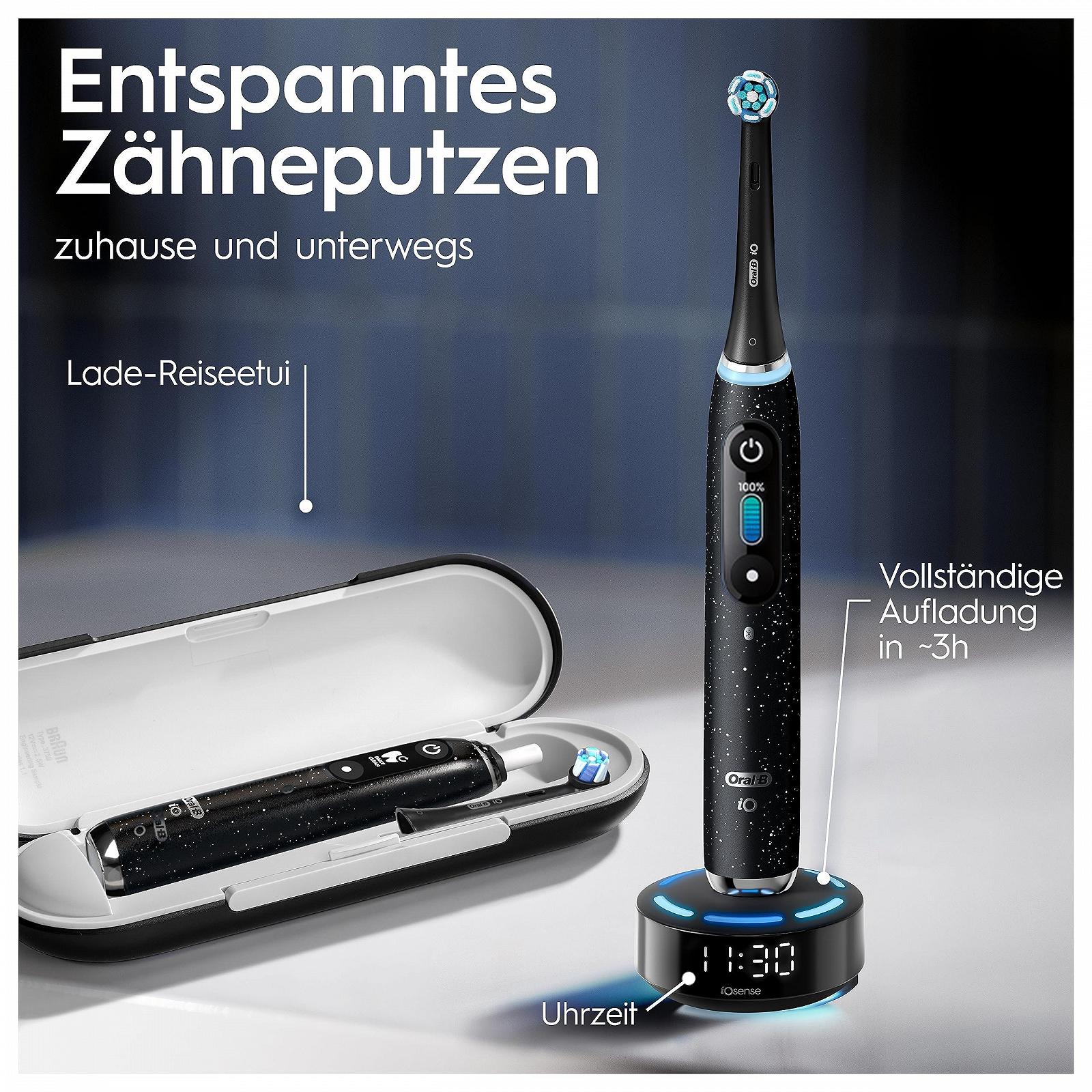 Электрическая Зубная Щетка Oral-B iO Series 10 Plus Edition Cosmic Black, фото №11