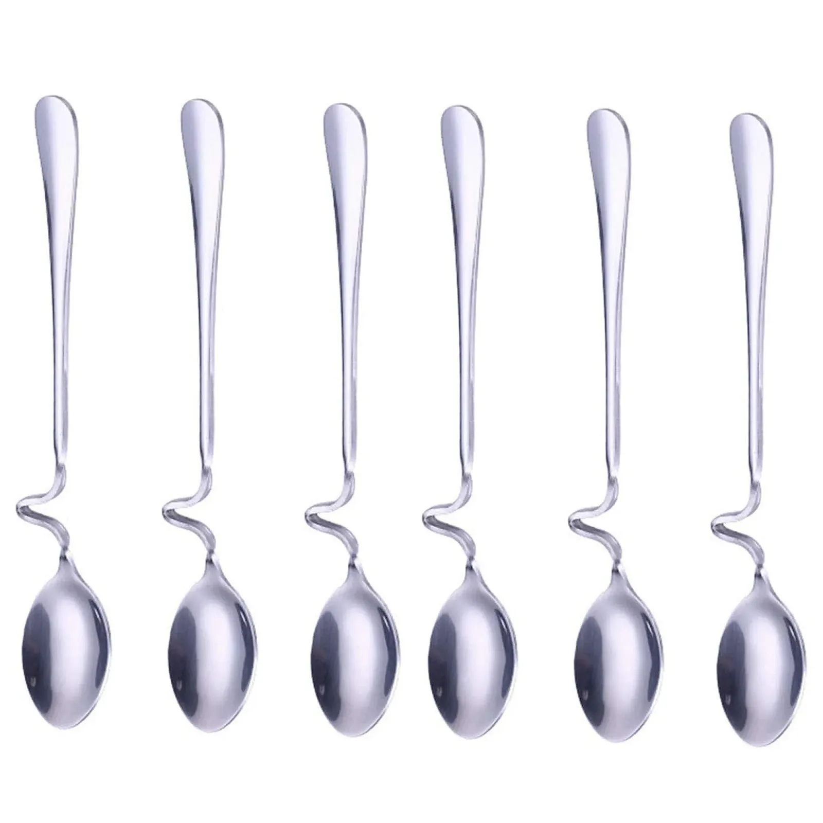 Ложка з нержавіючої сталі LEZED з вигнутою ручкою, фото №1