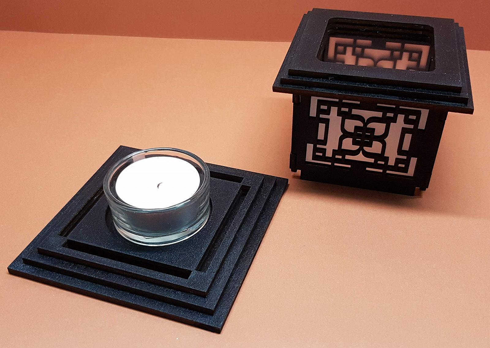 Підсвічник Tanno Design Japan Akina з функцією чаєнної свічки Чорний, фото №3