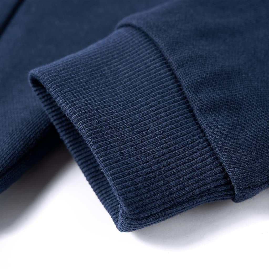 Дитячий худі для дітей vidaXL Меланж темно-синій та помаранчевий, фото №5