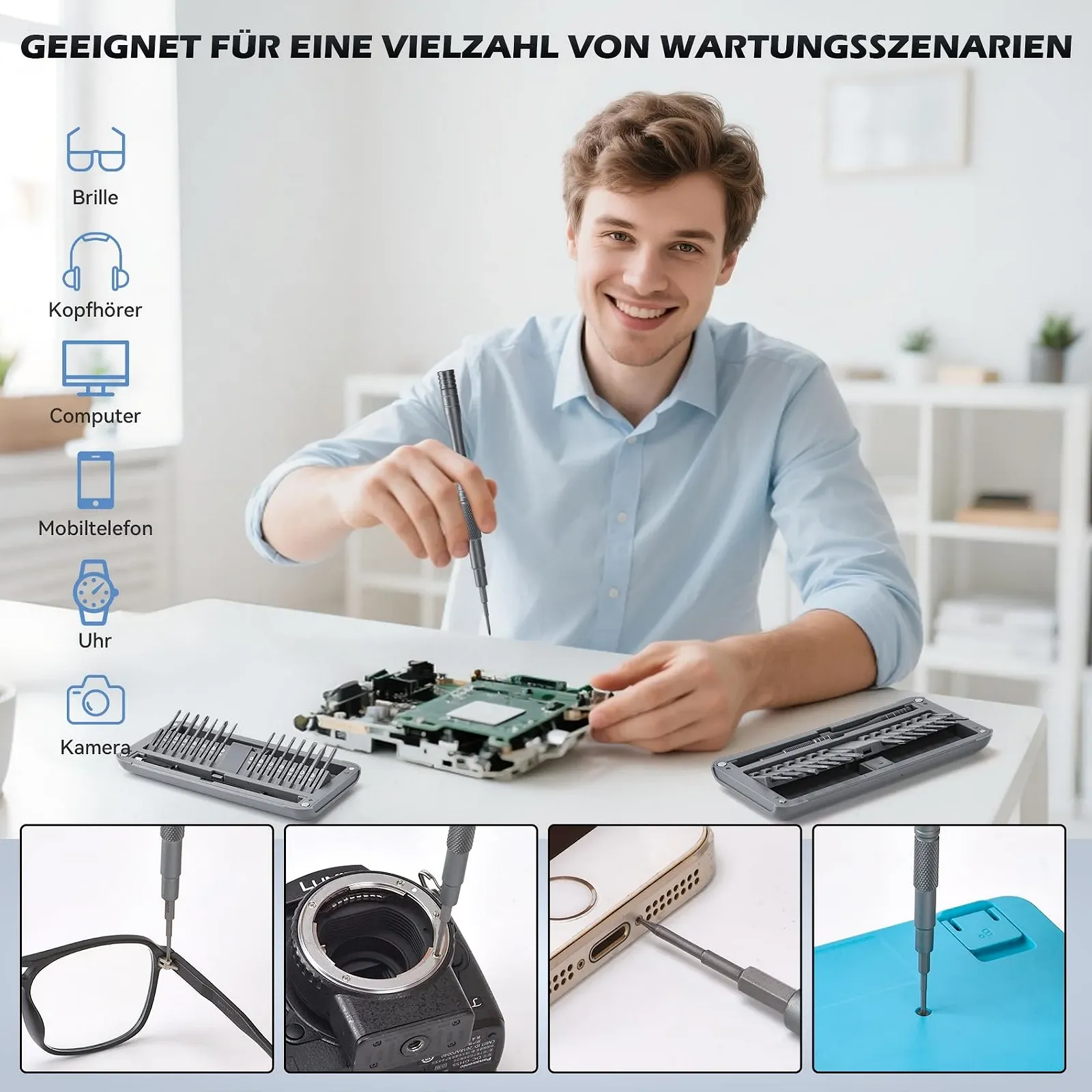 Набір прецизійних викруток 30 в 1, фото №4