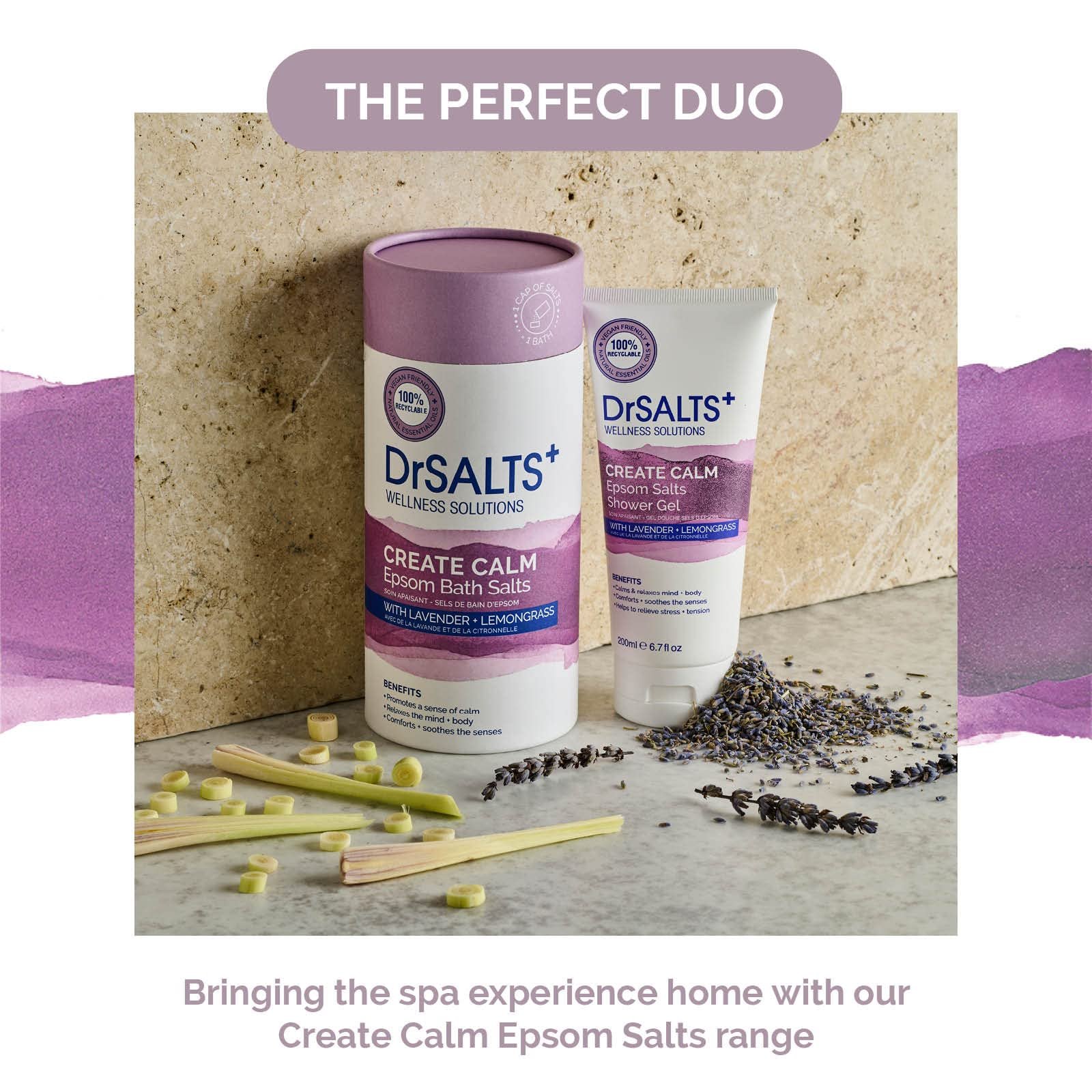 Гель для душа Dr Salts Calming Therapy с солью Эпсома 200 мл, фото №6