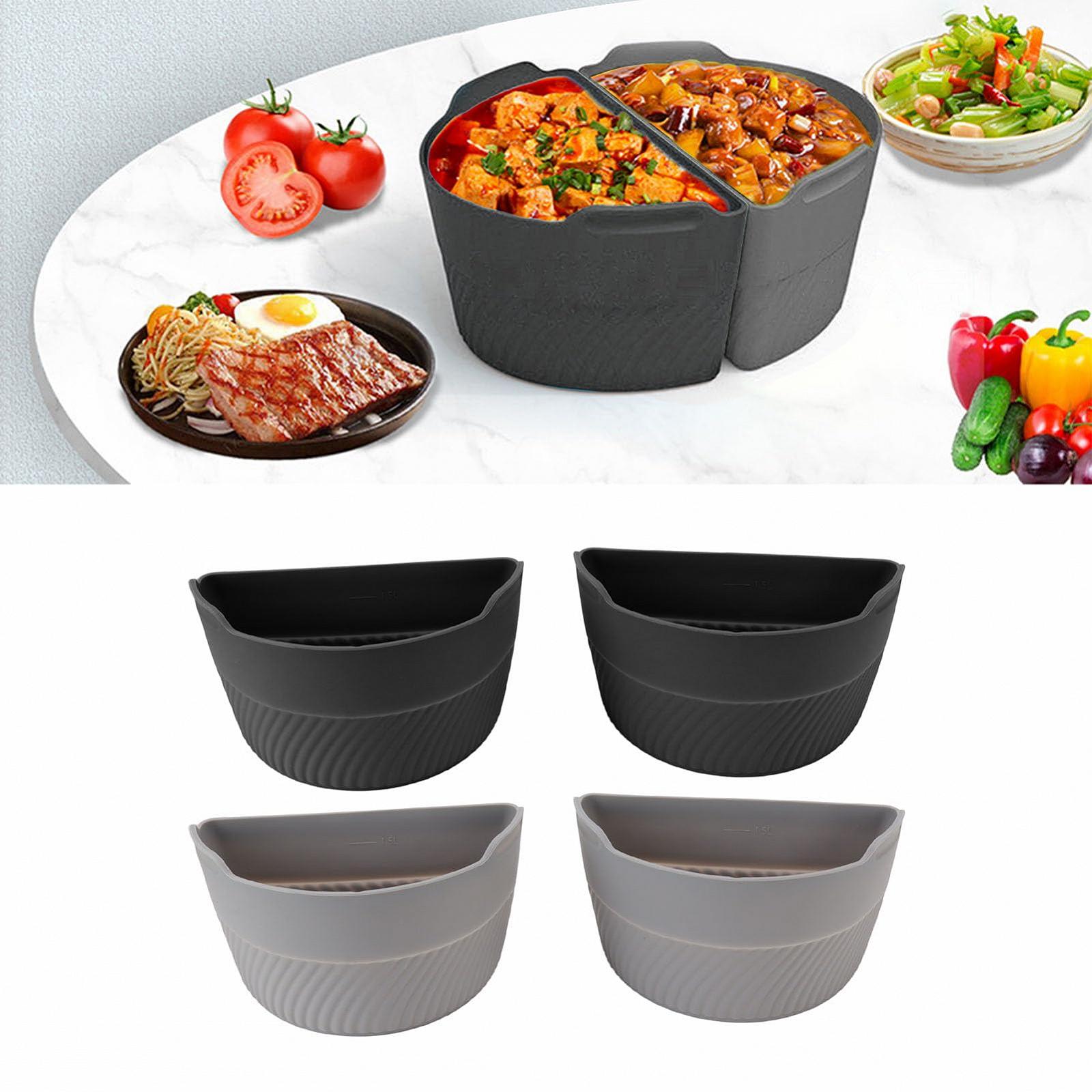 Вставки Schongarer Силіконові Вставки 6-Літр Тринутка Силіконовий поділ для 6-Літр Горщик Сірий, фото №4 Вставки Schongarer Силіконові Вставки 6-Літр Тринутка Силіконовий поділ для 6-Літр Горщик Сірий, фото №4