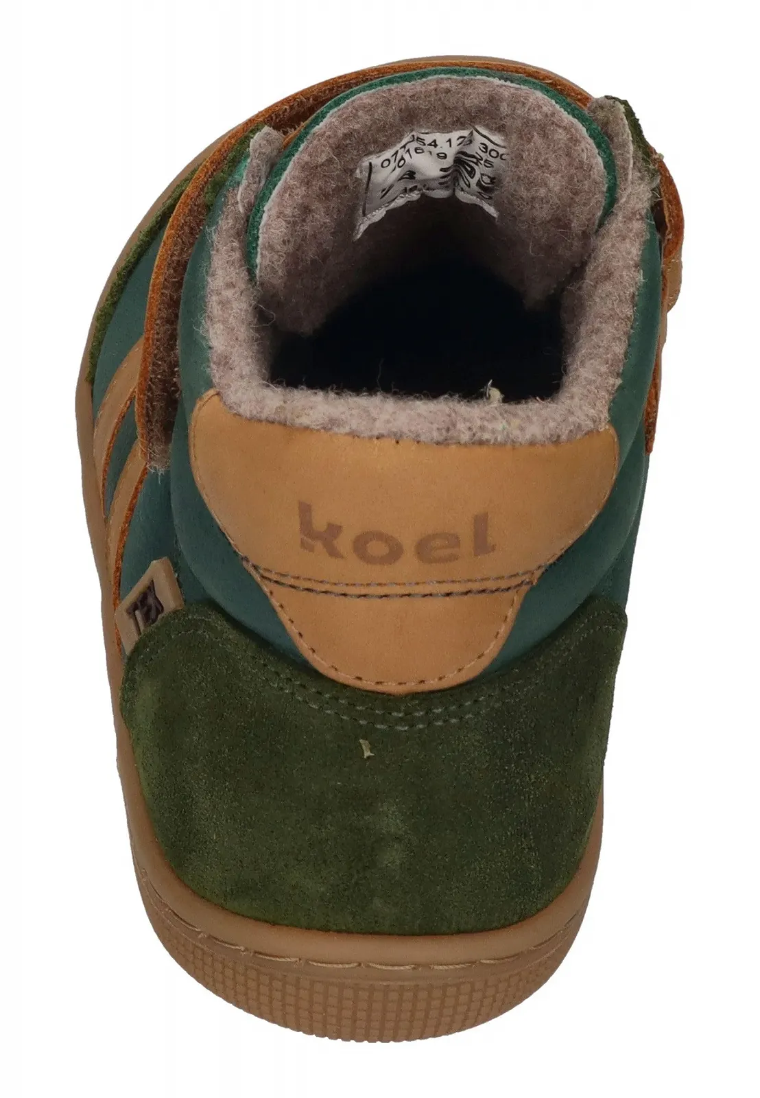 Взуття дитяче KOEL Barefoot Daniel 2.0 Felt Tex Зелений, фото №5