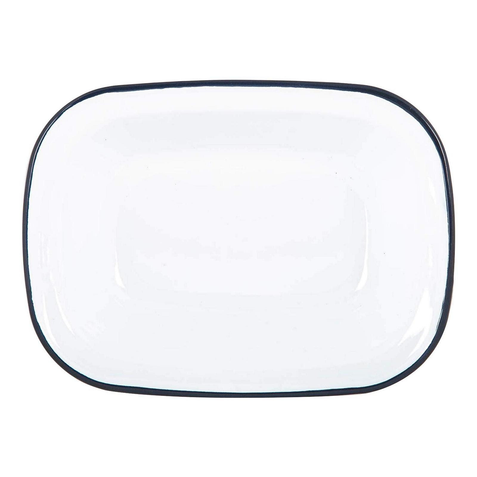 Тарілка для пирога Argon Tableware емальована сталева для кемпінгу 25.5 см Navy (2 шт.), фото №3