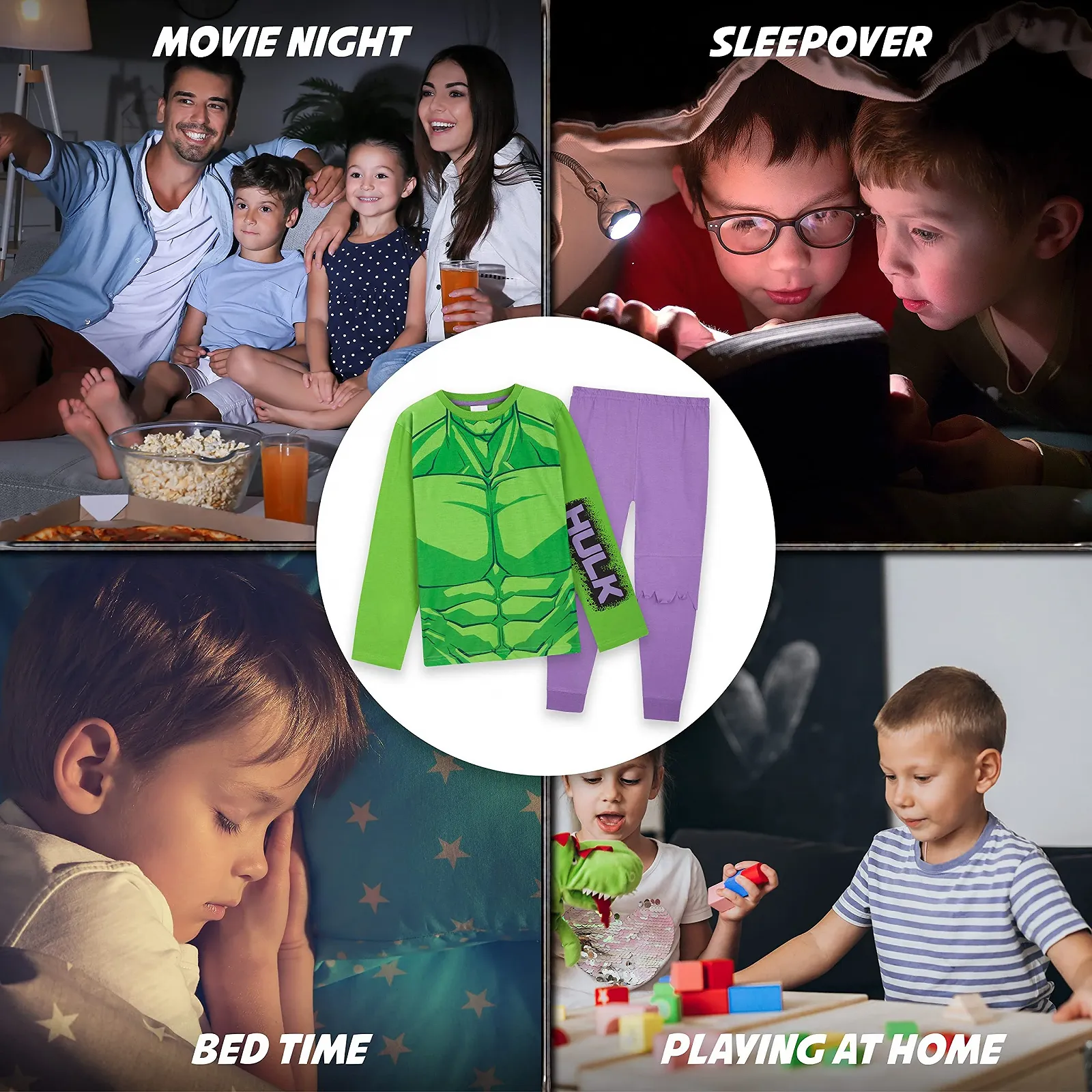 Піжама Marvel Hulk Дитяча Бавовняна Комплект з двох предметів, фото №6